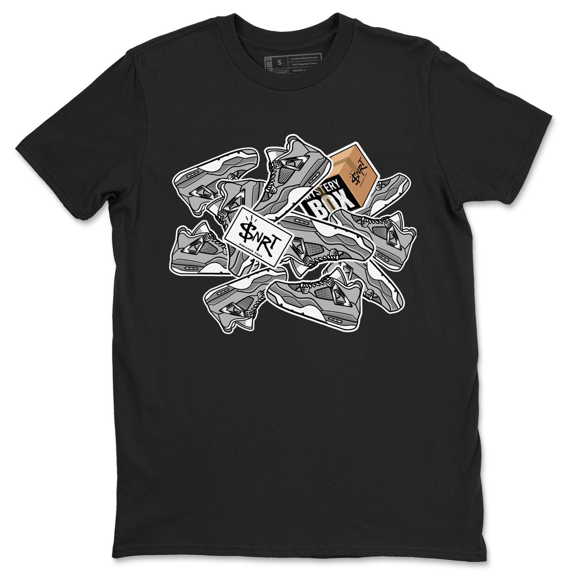 Air Jordan 4 Retro Frozen Moments shirt to match jordans Sticker Pack sneaker tees AJ4 Frozen Moments SNRT Sneaker Release Tees Unisex Black 2 T-Shirt