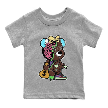 Air Force 1 Undefeated Fauna Brown unique Halloween sneaker tee Stitched Hustle Bear Sneaker Tees Air Force 1 Undefeated Fauna Brown Sneaker Release Tees Kids Shirts