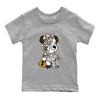 Jordan 11 WMNS Neapolitan sneaker shirt to match jordans Stitched Hustle Bear sneaker tees Air Jordan 11 Neapolitan SNRT Sneaker Tees Youth Kid's Baby Shirt Heather Grey 2 T-Shirt