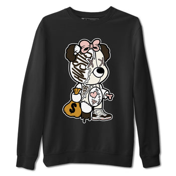 Jordan 11 WMNS Neapolitan sneaker shirt to match jordans Stitched Hustle Bear sneaker tees Air Jordan 11 Neapolitan SNRT Sneaker Release Tees Cotton Sneaker Tee Black 2 T-Shirt