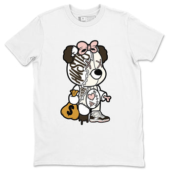 Jordan 11 WMNS Neapolitan sneaker shirt to match jordans Stitched Hustle Bear sneaker tees Air Jordan 11 Neapolitan SNRT Sneaker Release Tees Cotton Sneaker Tee White 2 T-Shirt