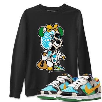 Dunk Chunky Dunky Tee Stitched Hustle Bear Sneaker Tees Dunk Chunky Dunky Sneaker Release Tees Unisex Shirts Black 1