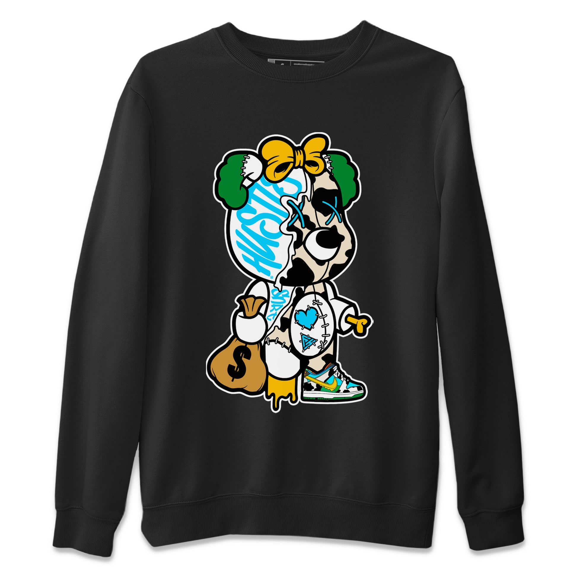 Dunk Chunky Dunky Tee Stitched Hustle Bear Sneaker Tees Dunk Chunky Dunky Sneaker Release Tees Unisex Shirts Black 2