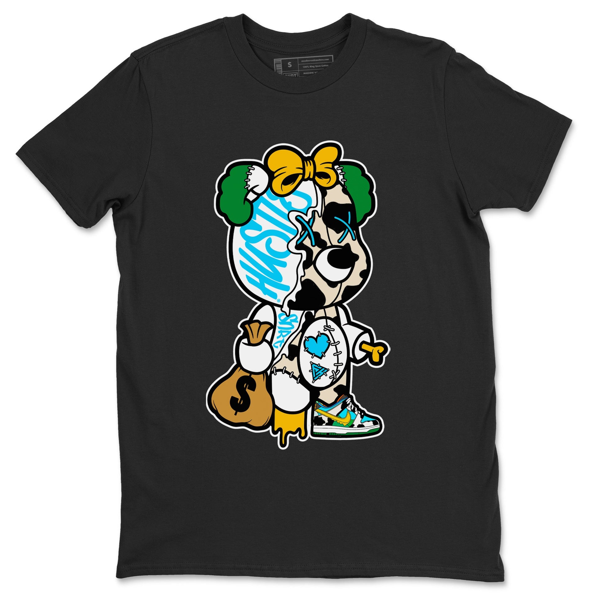 Dunk Chunky Dunky Tee Stitched Hustle Bear Sneaker Tees Dunk Chunky Dunky Sneaker Release Tees Unisex Shirts Black 2