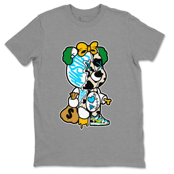 Dunk Chunky Dunky Tee Stitched Hustle Bear Sneaker Tees Dunk Chunky Dunky Sneaker Release Tees Unisex Shirts Heather Grey 2