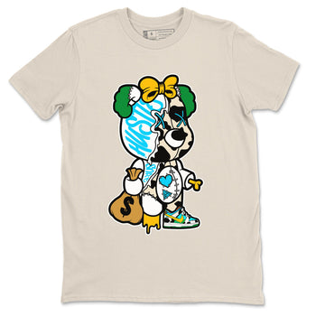 Dunk Chunky Dunky Tee Stitched Hustle Bear Sneaker Tees Dunk Chunky Dunky Sneaker Release Tees Unisex Shirts Natural 2
