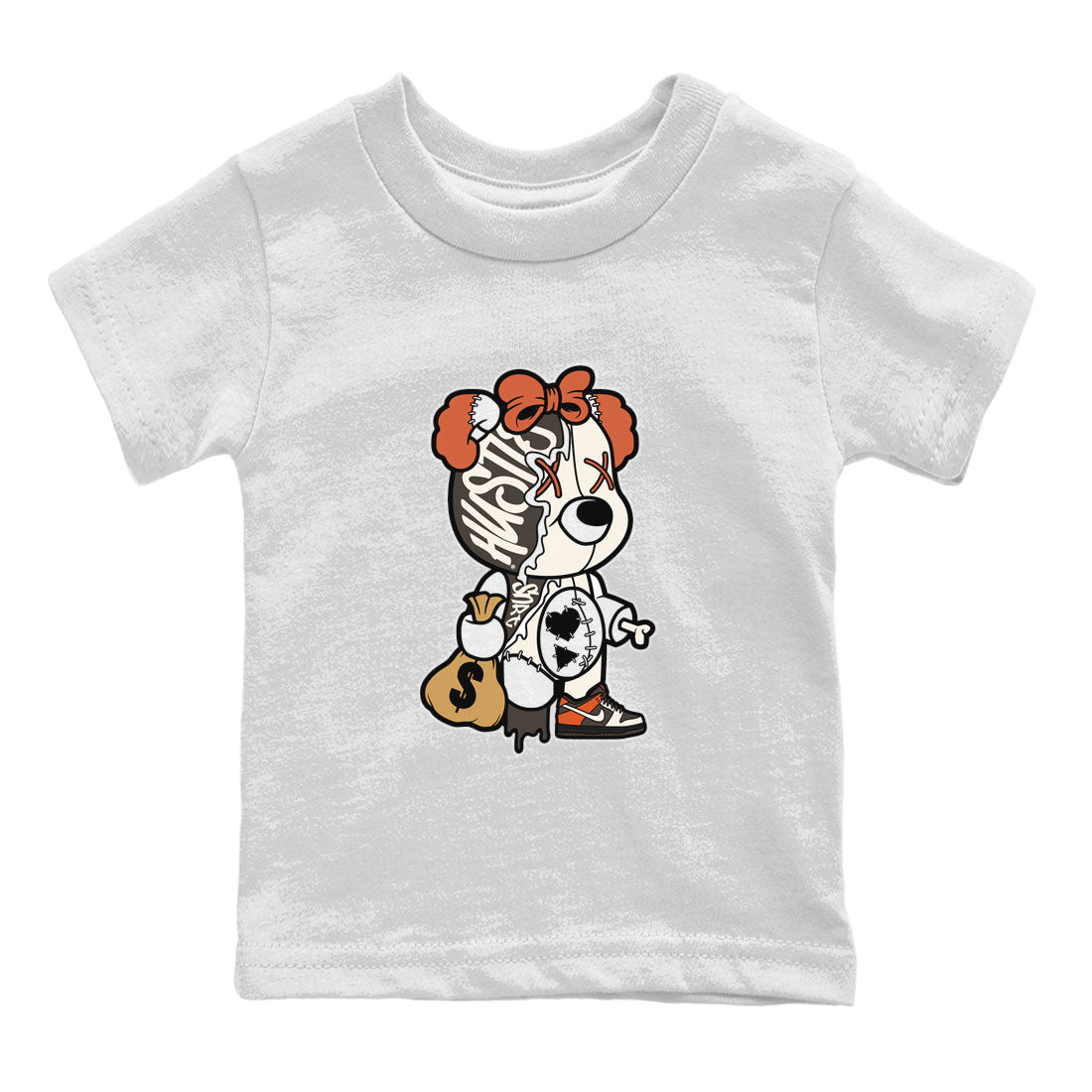 Nike Dunk Low Red Panda shirt to match jordans Stitched Hustle Bear sneaker tees Dunk Red Panda SNRT Sneaker Release Tees Baby Toddler White 2 T-Shirt