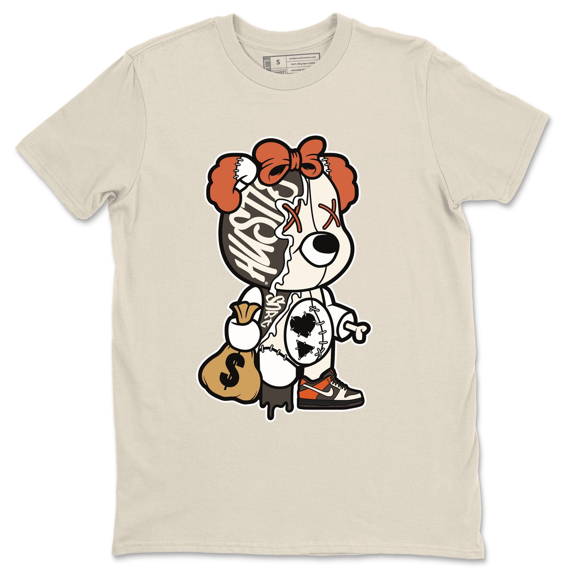 Nike Dunk Low Red Panda shirt to match jordans Stitched Hustle Bear sneaker tees Dunk Red Panda SNRT Sneaker Release Tees Unisex Natural 2 T-Shirt