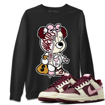 Dunk Valentines Day unique Halloween sneaker tee Stitched Hustle Bear Sneaker Tees Nike Dunk Valentine's Day Sneaker SNRT Sneaker Tees Unisex Shirts