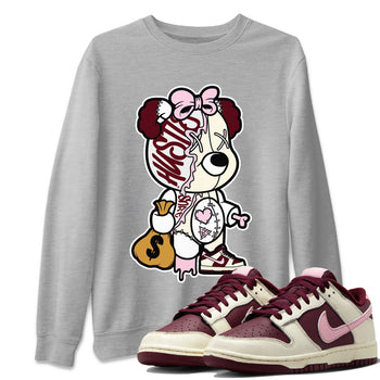 Dunk Valentines Day unique Halloween sneaker tee Stitched Hustle Bear Sneaker Tees Nike Dunk Valentine's Day Sneaker SNRT Sneaker Tees Unisex Shirts