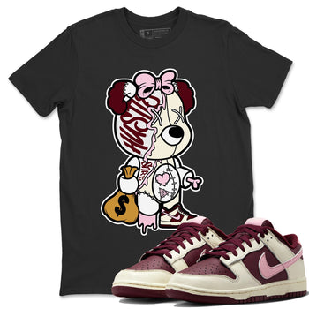 Dunk Valentines Day unique Halloween sneaker tee Stitched Hustle Bear Sneaker Tees Nike Dunk Valentine's Day Sneaker SNRT Sneaker Tees Unisex Shirts
