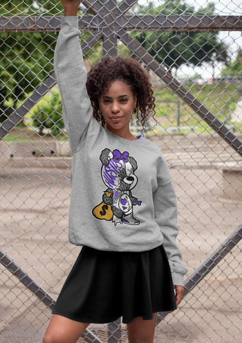 Jordan 3 Dark Iris unique Halloween sneaker tee Stitched Hustle Bear Sneaker Tees Jordan 3 Dark Iris Sneaker Release Tees Unisex Shirts