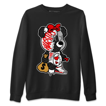 Jordan 3 Fire Red unique Halloween sneaker tee Stitched Hustle Bear Sneaker Tees Jordan 3 Fire Red Sneaker Release Tees Unisex Shirts