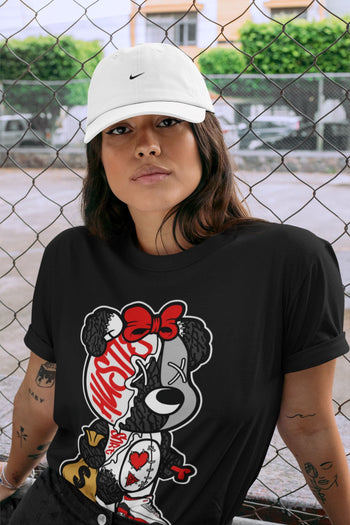 Jordan 3 Fire Red unique Halloween sneaker tee Stitched Hustle Bear Sneaker Tees Jordan 3 Fire Red Sneaker Release Tees Unisex Shirts