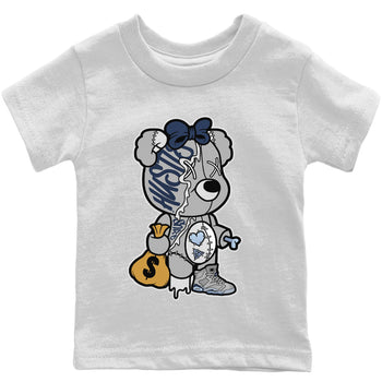 Jordan 6 Georgetown unique Halloween sneaker tee Stitched Hustle Bear Sneaker Tees Jordan 6 Georgetown Sneaker Release Tees Kids Shirts