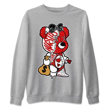 Jordan 6 Red Velvet Cookies unique Halloween sneaker tee Stitched Hustle Bear Sneaker Tees Jordan 6 Red Velvet Cookies Sneaker Release Tees Unisex Shirts
