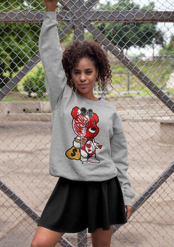 Jordan 6 Red Velvet Cookies unique Halloween sneaker tee Stitched Hustle Bear Sneaker Tees Jordan 6 Red Velvet Cookies Sneaker Release Tees Unisex Shirts