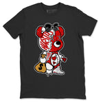 Jordan 6 Red Velvet Cookies unique Halloween sneaker tee Stitched Hustle Bear Sneaker Tees Jordan 6 Red Velvet Cookies Sneaker Release Tees Unisex Shirts