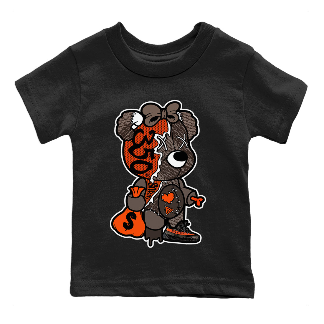 Yeezy 350 Carbon Beluga unique Halloween sneaker tee Stitched Hustle Bear Sneaker Tees Yeezy 350 Carbon Beluga Sneaker Release Tees Kids Shirts