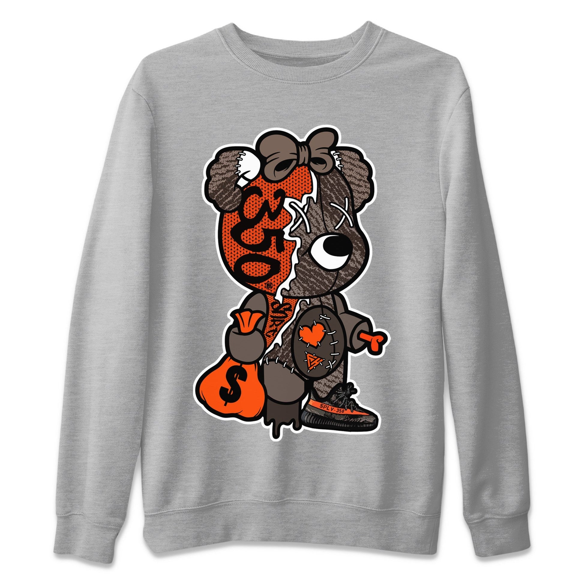 Yeezy 350 Carbon Beluga unique Halloween sneaker tee Stitched Hustle Bear Sneaker Tees Yeezy 350 Carbon Beluga Sneaker Release Tees Unisex Shirts