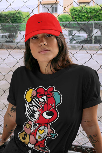 Yeezy 700 Hi-Res Red unique Halloween sneaker tee Stitched Hustle Bear Sneaker Tees Yeezy 700 Hi-Res Red Sneaker Release Tees Unisex Shirts
