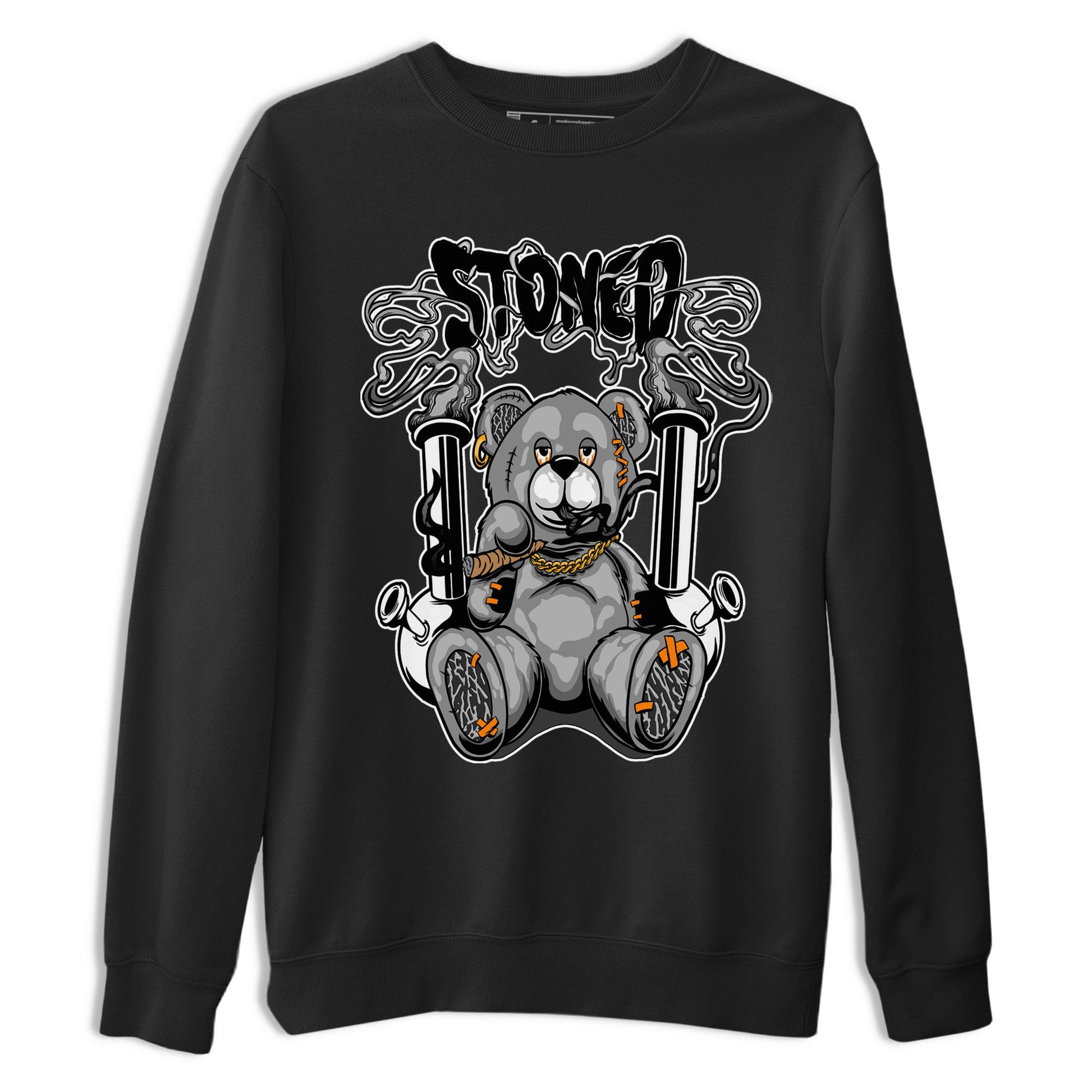 Air Jordan 3 Fear shirt to match jordans Stoned Bear sneaker matching t-shirt 3s Fear SNRT Sneaker Release Tees Unisex Black 2 T-Shirt