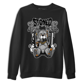 Air Jordan 3 Fear shirt to match jordans Stoned Bear sneaker matching t-shirt 3s Fear SNRT Sneaker Release Tees Unisex Black 2 T-Shirt