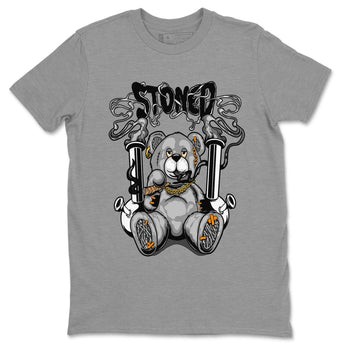 Air Jordan 3 Fear shirt to match jordans Stoned Bear sneaker matching t-shirt 3s Fear SNRT Sneaker Release Tees Unisex Heather Grey 2 T-Shirt