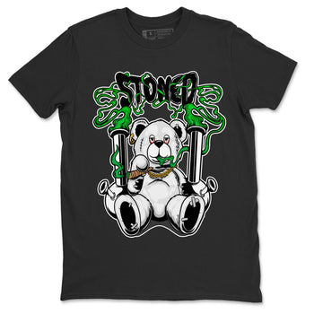 Air Jordan 1 Celtics Sneaker Match Tees Stoned Bear Sneaker Tees Air Jordan 1 Lucky Green Celtics Tees Unisex Shirts Black 2
