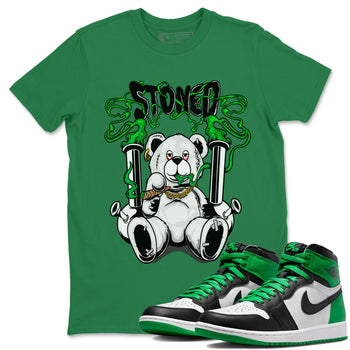 Air Jordan 1 Celtics Stoned Bear Crew Neck Sneaker Tees Air Jordan 1 Celtics Sneaker T-Shirts Washing and Care Tip