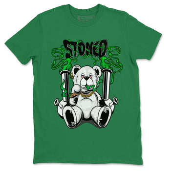 Air Jordan 1 Celtics Sneaker Match Tees Stoned Bear Sneaker Tees Air Jordan 1 Lucky Green Celtics Tees Unisex Shirts Kelly Green 2