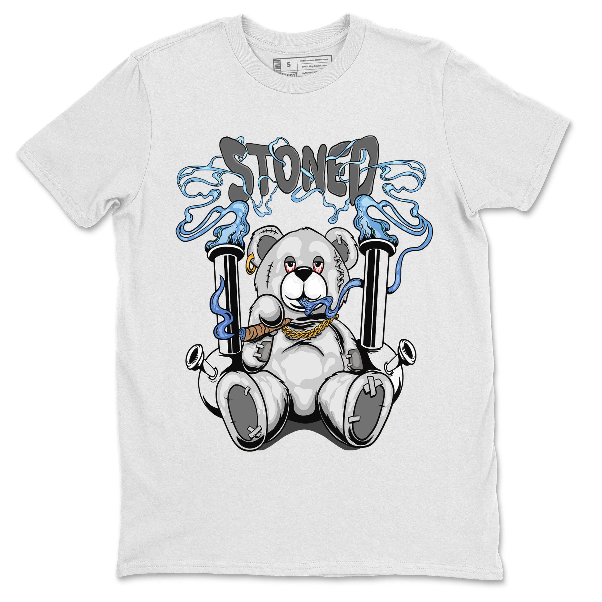 Air Jordan 11 White Cement Sneaker Match Tees Stoned Bear Sneaker Tees Air Jordan 11 Cement Grey Sneaker Release Tees Unisex Shirts White 2