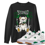 Air Jordan 4 Pine Green Stoned Bear Crew Neck Sneaker Tees Nike SB Air Jordan 4 Pine Green Sneaker T-Shirts Washing and Care Tip