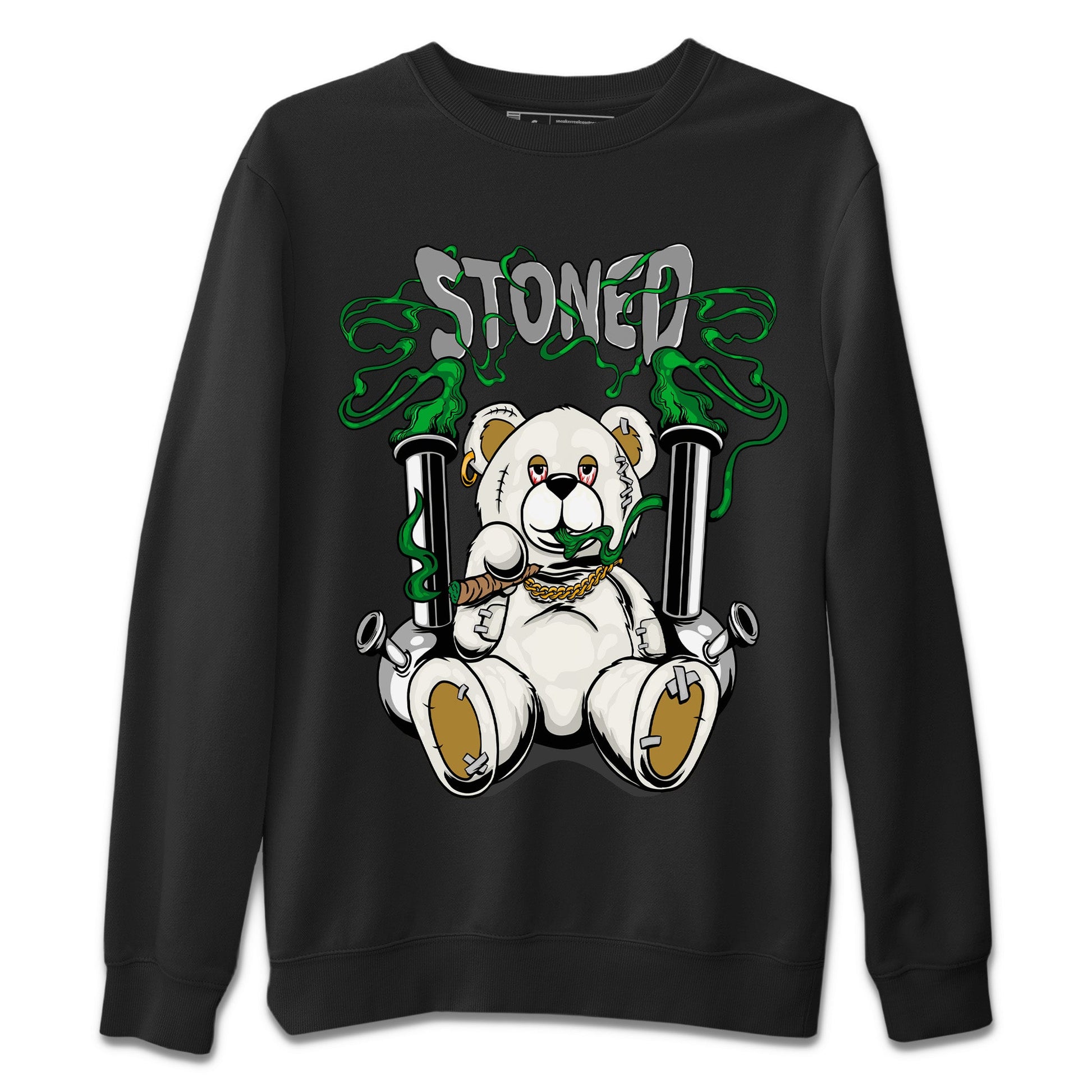Air Jordan 4 Pine Green Sneaker Match Tees Stoned Bear Sneaker Tees Nike SB Air Jordan 4 Pine Green Sneaker Release Tees Unisex Shirts Black 2