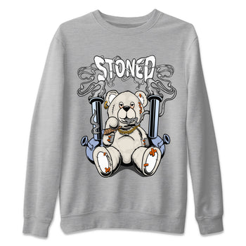 Air Jordan 5 Craft Sneaker Match Tees Stoned Bear Sneaker Tees Air Jordan 5 Retro Craft Tees Unisex Shirts Heather Grey 2