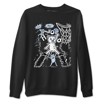 11s Low Space shirt to match jordans Stop The Bear sneaker tees Air Jordan 11 Black/Varsity Royal SNRT Sneaker Release Tees unisex cotton Black 2 crew neck shirt
