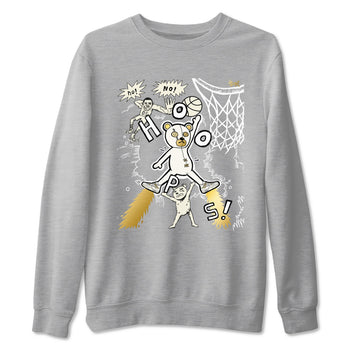 AJ4 Sail shirt to match jordans Stop The Bear sneaker tees Air Jordan 4 Sail SNRT Sneaker Release Tees unisex cotton Heather Grey 2 crew neck shirt