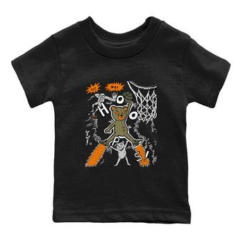 Air Jordan 5 Olive shirt to match jordans Stop The Bear sneaker tees 5s Olive SNRT sneaker release tees baby toddler Black 2 cotton Shirt