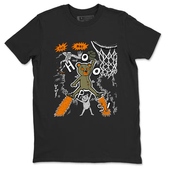 Air Jordan 5 Olive shirt to match jordans Stop The Bear sneaker tees 5s Olive SNRT Sneaker Release Tees unisex cotton Black 2 crew neck shirt