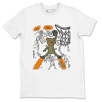 Air Jordan 5 Olive shirt to match jordans Stop The Bear sneaker tees 5s Olive SNRT Sneaker Release Tees unisex cotton White 2 crew neck shirt