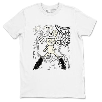 5s Sail shirt to match jordans Stop The Bear sneaker tees Air Jordan 5 Sail SNRT Sneaker Release Tees unisex cotton White 2 crew neck shirt