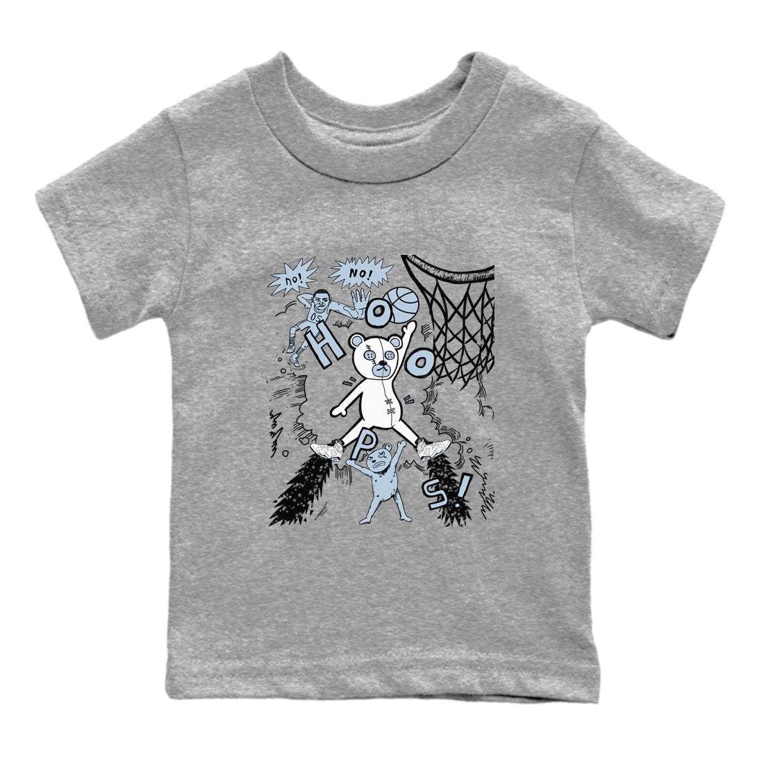 6s Reverse Oreo shirt to match jordans Stop The Bear sneaker tees Air Jordan 6 White Black SNRT sneaker release tees baby toddler Heather Grey 2 cotton Shirt