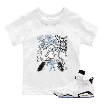 6s Reverse Oreo shirt to match jordans Stop The Bear sneaker tees Air Jordan 6 White Black SNRT sneaker release tees baby toddler White 1 cotton Shirt