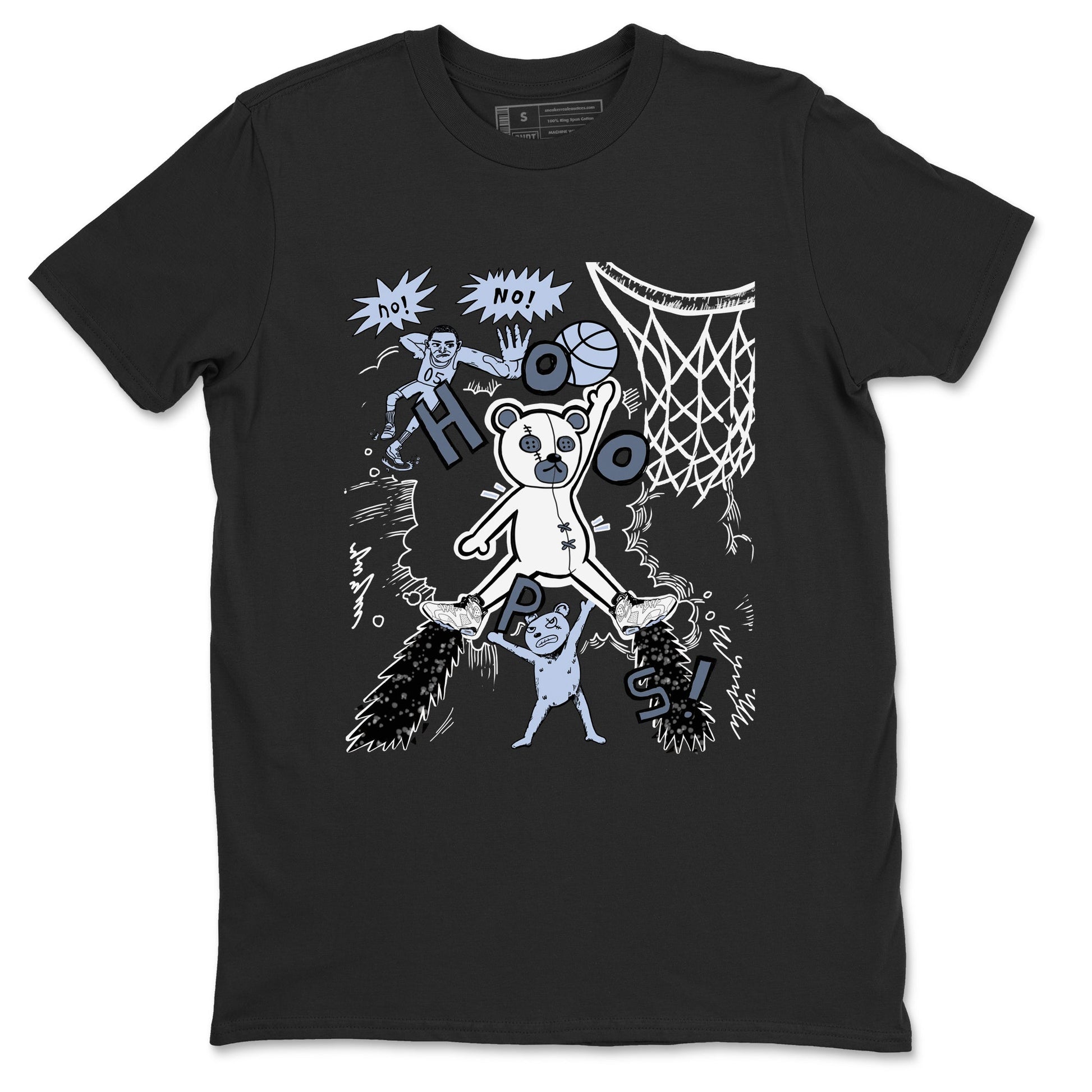 6s Reverse Oreo shirt to match jordans Stop The Bear sneaker tees Air Jordan 6 White Black SNRT Sneaker Release Tees unisex cotton Black 2 crew neck shirt