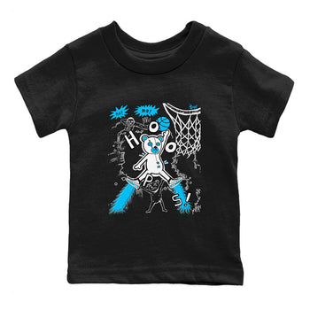 9s Powder Blue shirt to match jordans Stop The Bear sneaker tees Air Jordan 9 Powder Blue SNRT sneaker release tees baby toddler Black 2 cotton Shirt