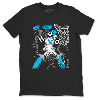 9s Powder Blue shirt to match jordans Stop The Bear sneaker tees Air Jordan 9 Powder Blue SNRT Sneaker Release Tees unisex cotton Black 2 crew neck shirt