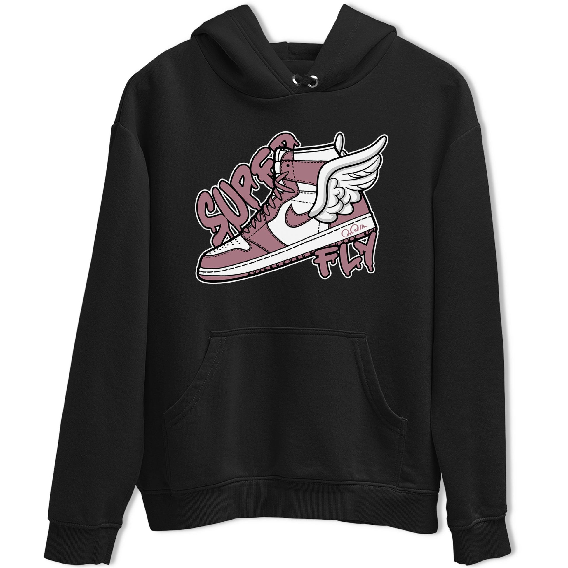 Air Jordan 1 Mauve shirt to match jordans Super Fly sneaker tees AJ1Mauve SNRT Sneaker Release Tees Unisex Black 2 T-Shirt