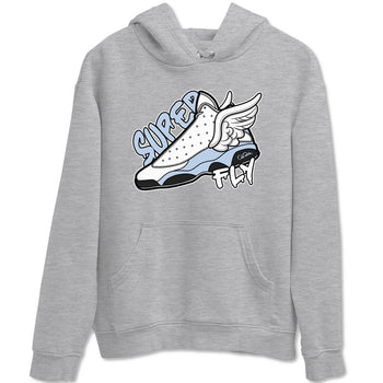 Air Jordan 13 Blue Grey shirt to match jordans Super Fly sneaker tees AJ13 Blue Grey SNRT Sneaker Release Tees unisex cotton Heather Grey 2 crew neck shirt