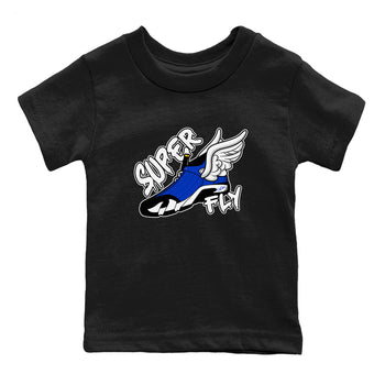 Air Jordan 14 Laney Sneaker Match Tees Super Fly Sneaker Tees AJ14 Laney Sneaker Release Tees Kids Shirts Black 2