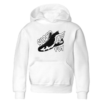 14s Panda shirt to match jordans Super Fly sneaker tees Air Jordan 14 Panda SNRT Sneaker Release Tees Baby Toddler White 2 T-Shirt